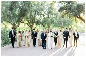 bridal party golden hour simi valley hummingbrid nest ranch ca
