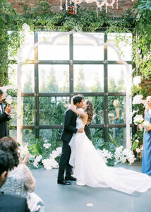 photographer The Foundry Long Island, New York Wedding Urban Formal Chic Orchids  Neutral wedding colors Formal wedding NYC wedding ceremony