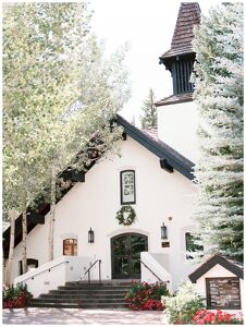 Vails Interfaith Chapel Wedding